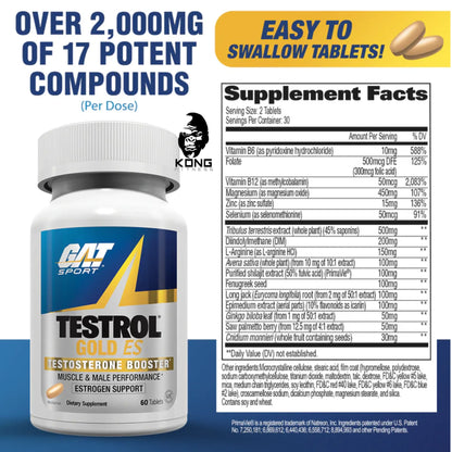 GA TESTROL GOLD 60 TAB