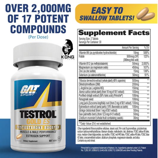 GA TESTROL GOLD 60 TAB