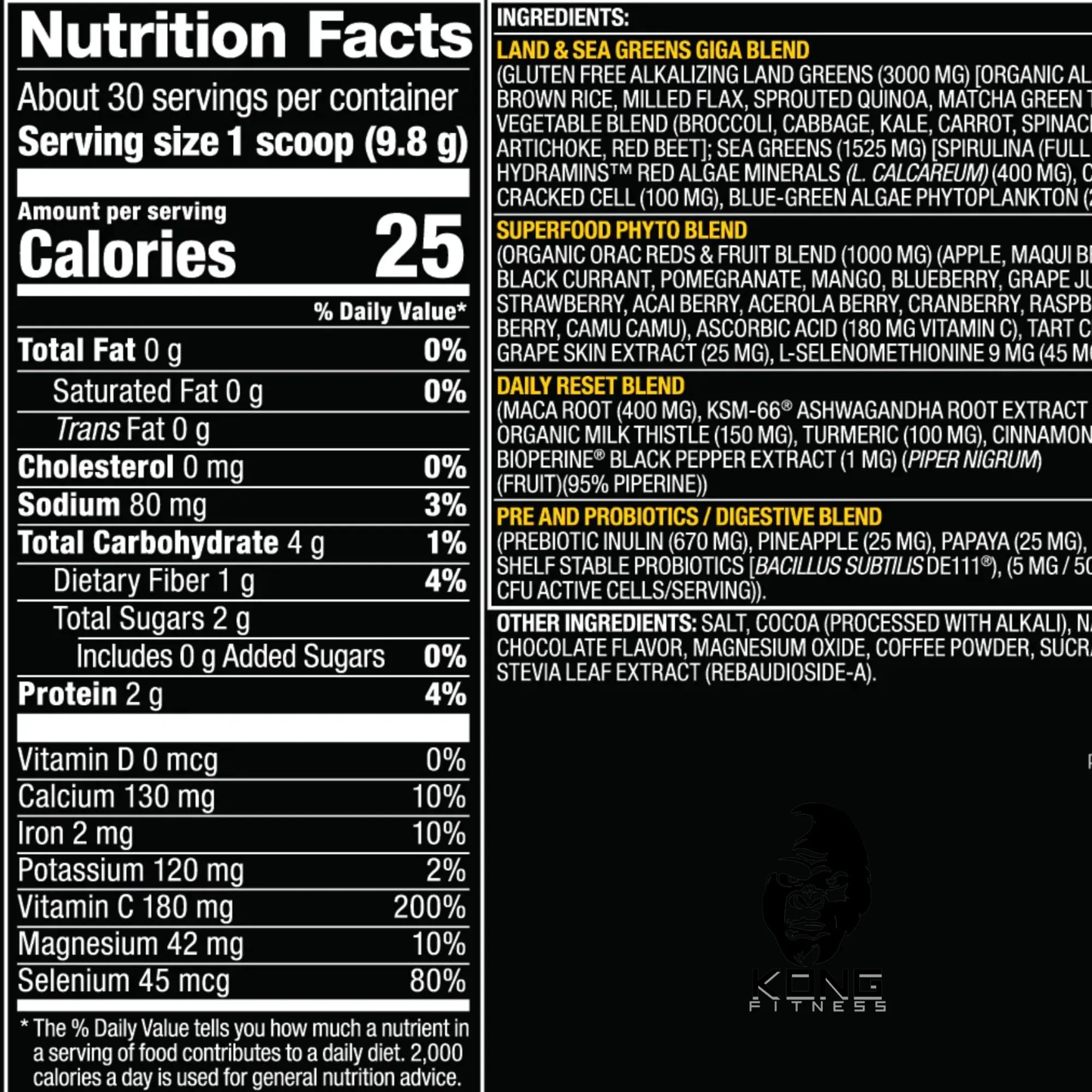 MUT BIG GREENS 30 SERV