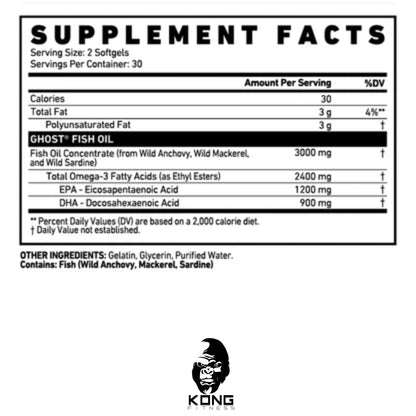 GHOST FISH OIL 60 SOFT GEL