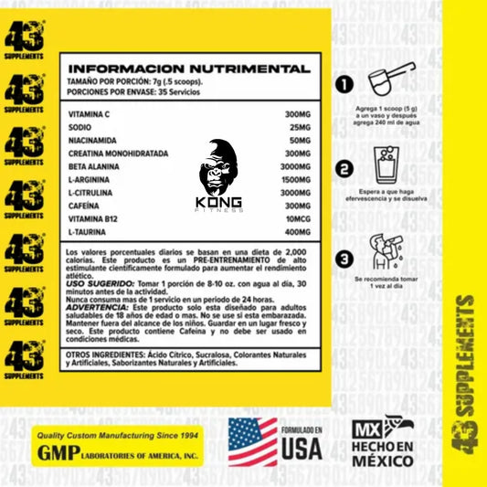 43 ÓXIDO NÍTRICO ALERT 245 GRS