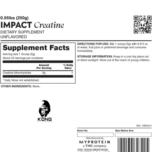 MY PROTEIN CREATINE MONOHYDRATE 200 SERV