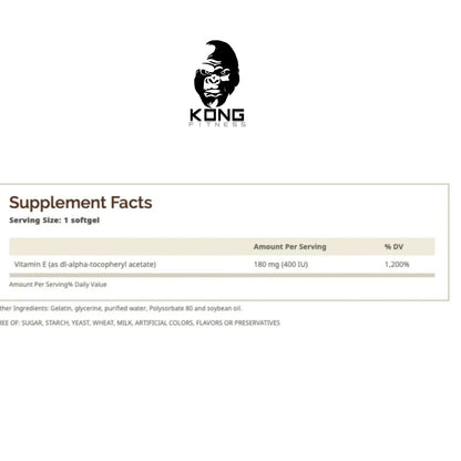WHP VITAMIN E 180 MG 400 IU 90 SOFTGELS