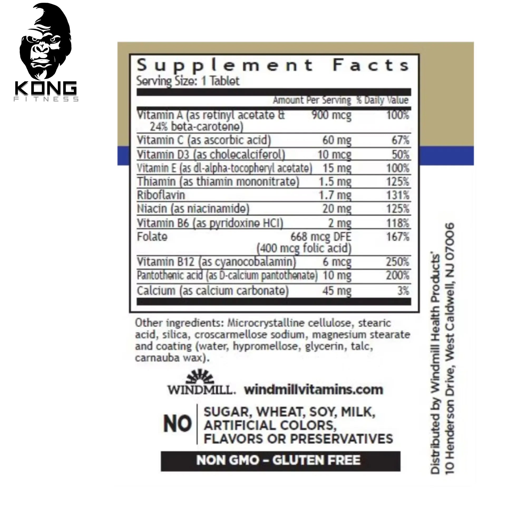 WHP DAILY VITAMIN 100 TABS