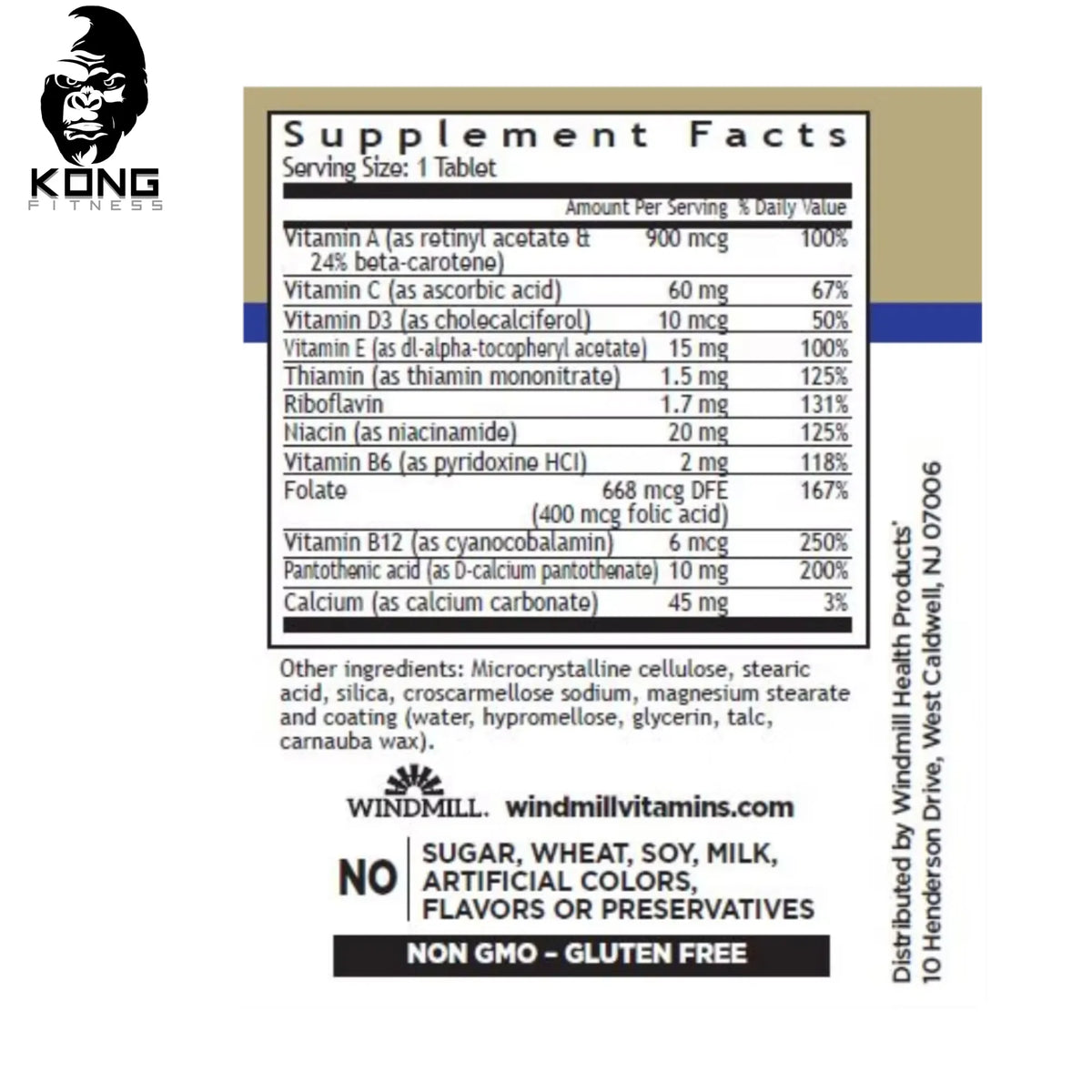 WHP DAILY VITAMIN 100 TABS