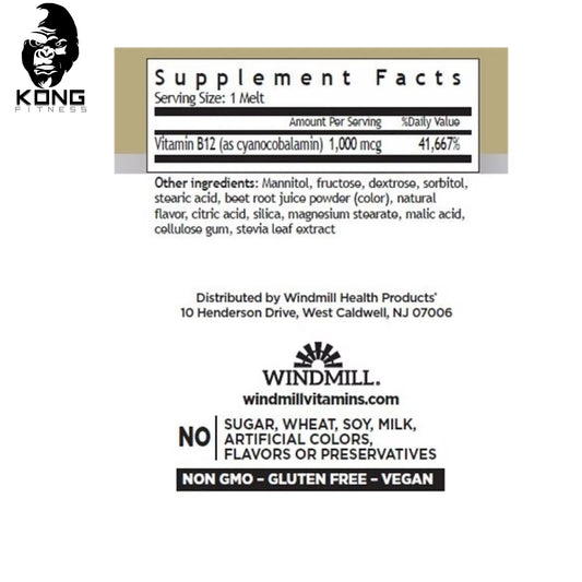 WHP B-12 1000MCG 100MELTS