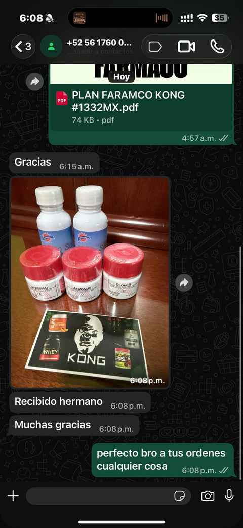 Reseña de cliente Kong Fitness MX