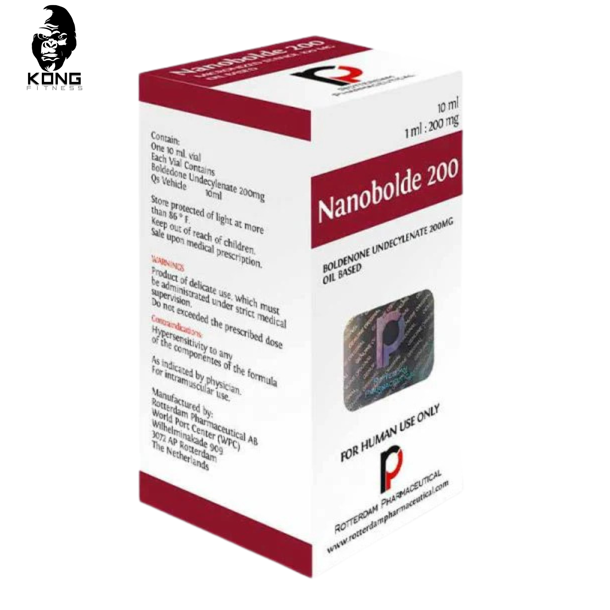 ROTTERDAM NANOBOLDE 200 MG 10 ML VIAL