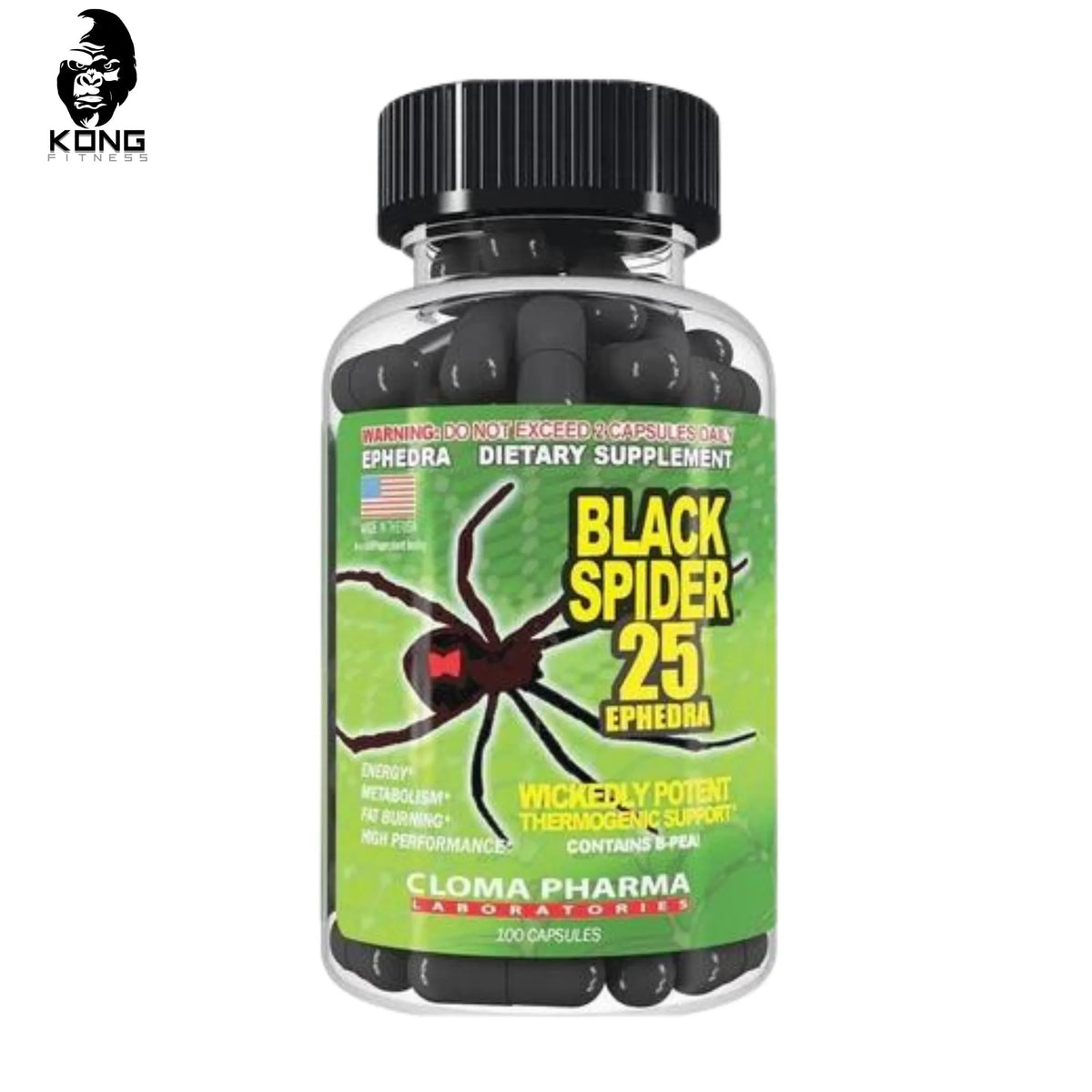 CLP BLACK SPIDER 100 CAPS