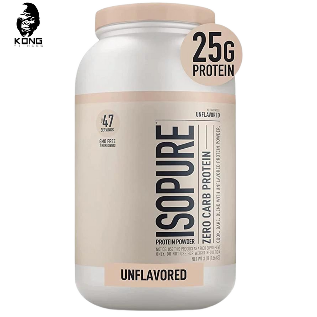 NB ISOPURE WHEY PROTEIN 3 LBS UNFLAVORED