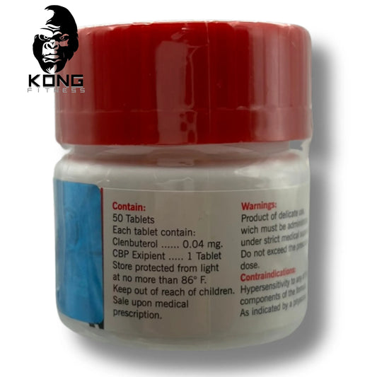 Rotterdam Spiroprent Clenbuterol 0.04 mg 50 tabs – Definición y Quema de Grasa