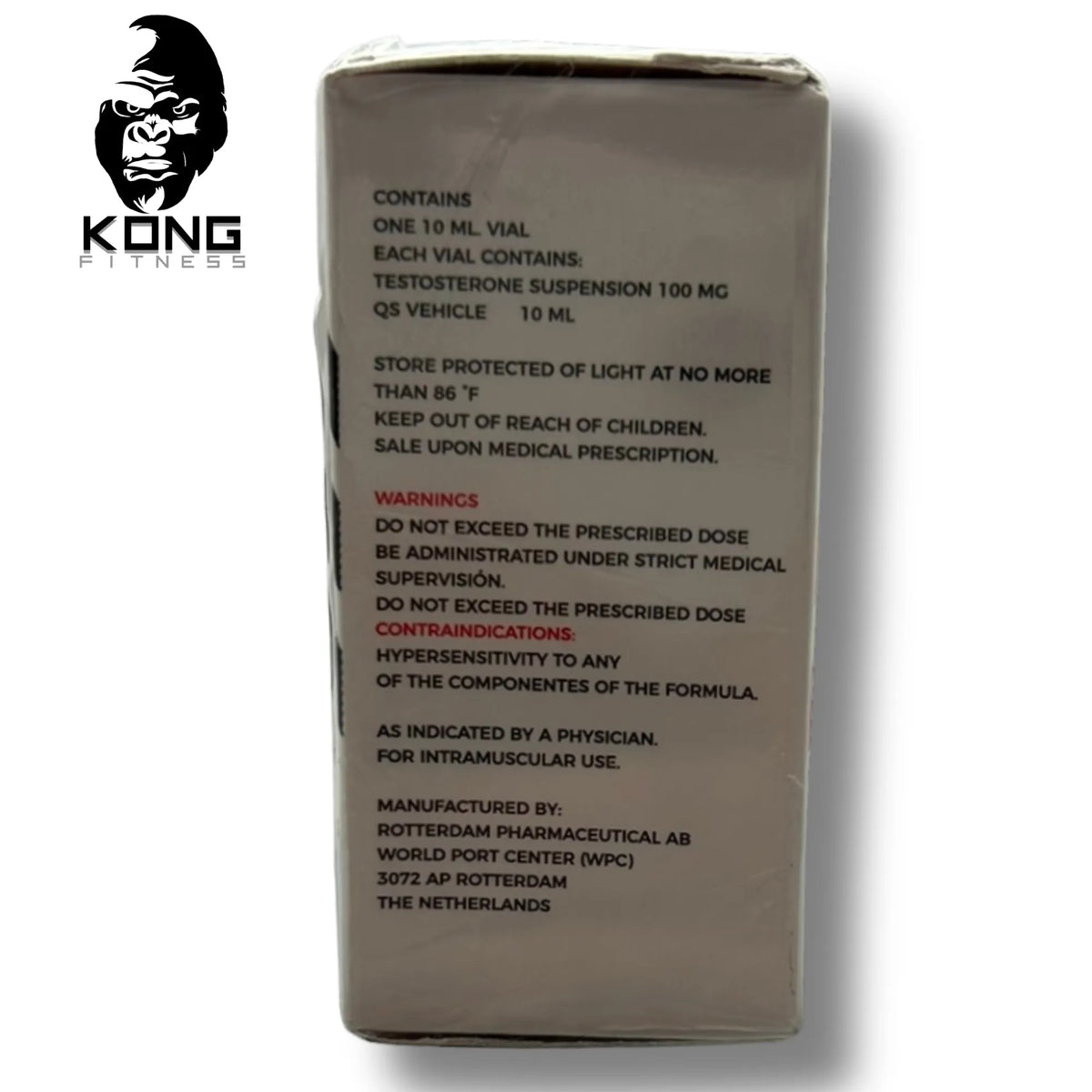 ROTTERDAM AQCUAVIRON 100 MG/ML 10 ML – TESTOSTERONE SUSPENSION