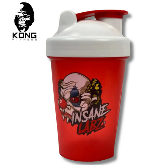 SHAKER INS MINI 12 OZ/400 ML ROJO TAPA BLANCA