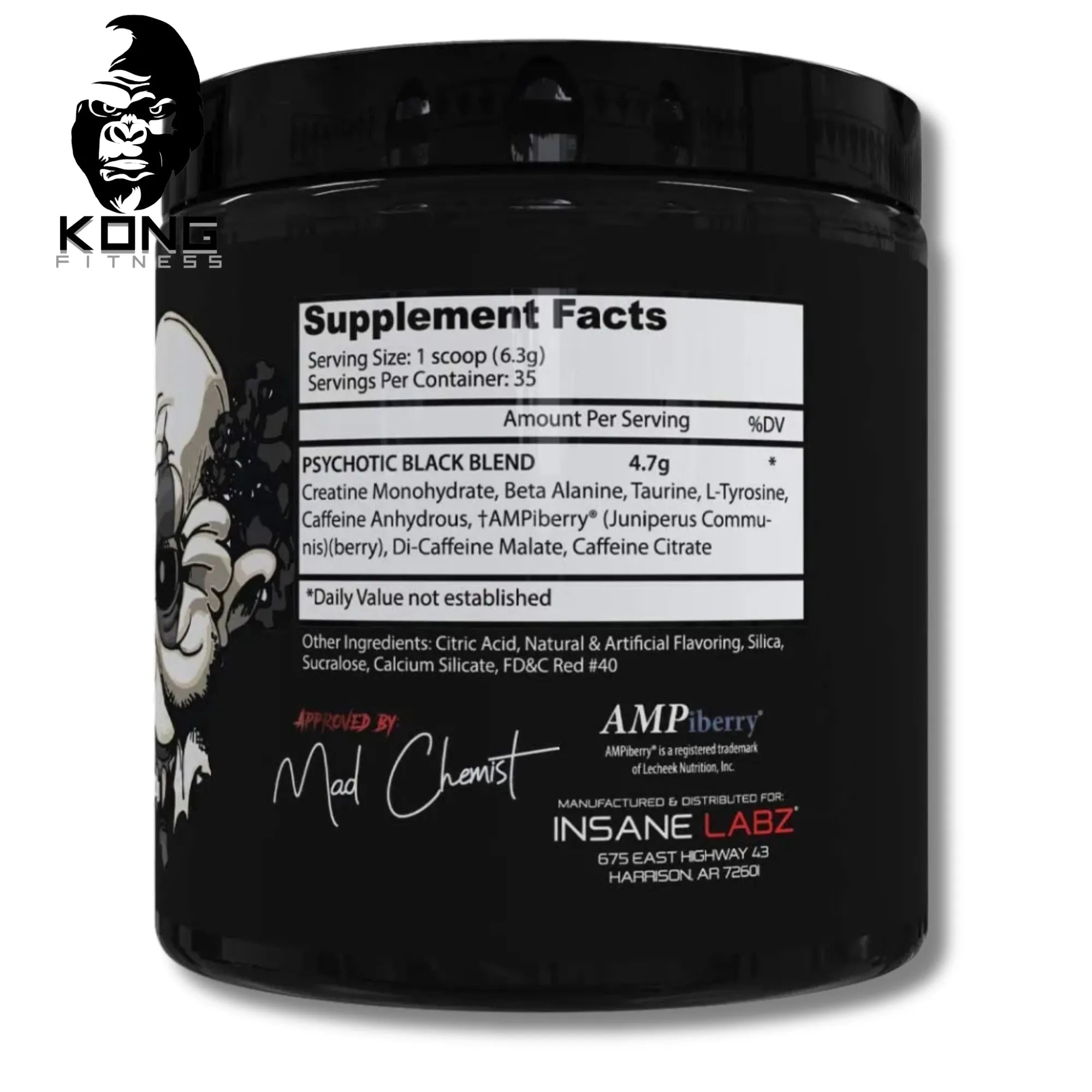 SCOOPS INS INSANE PSYCHOTIC BLACK