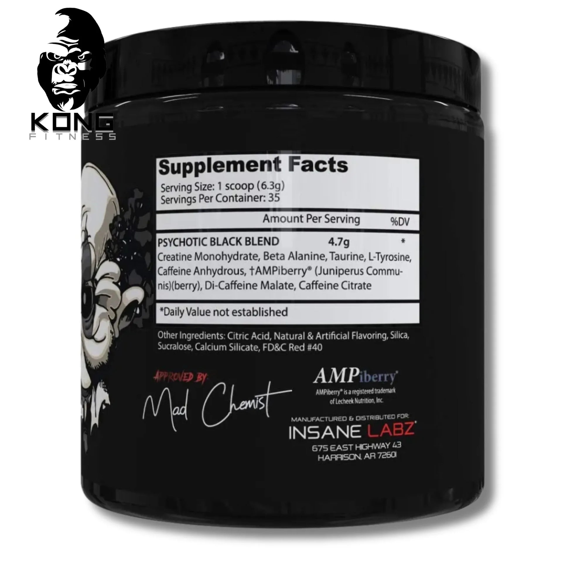 INS PSYCHOTIC BLACK 35 SERV