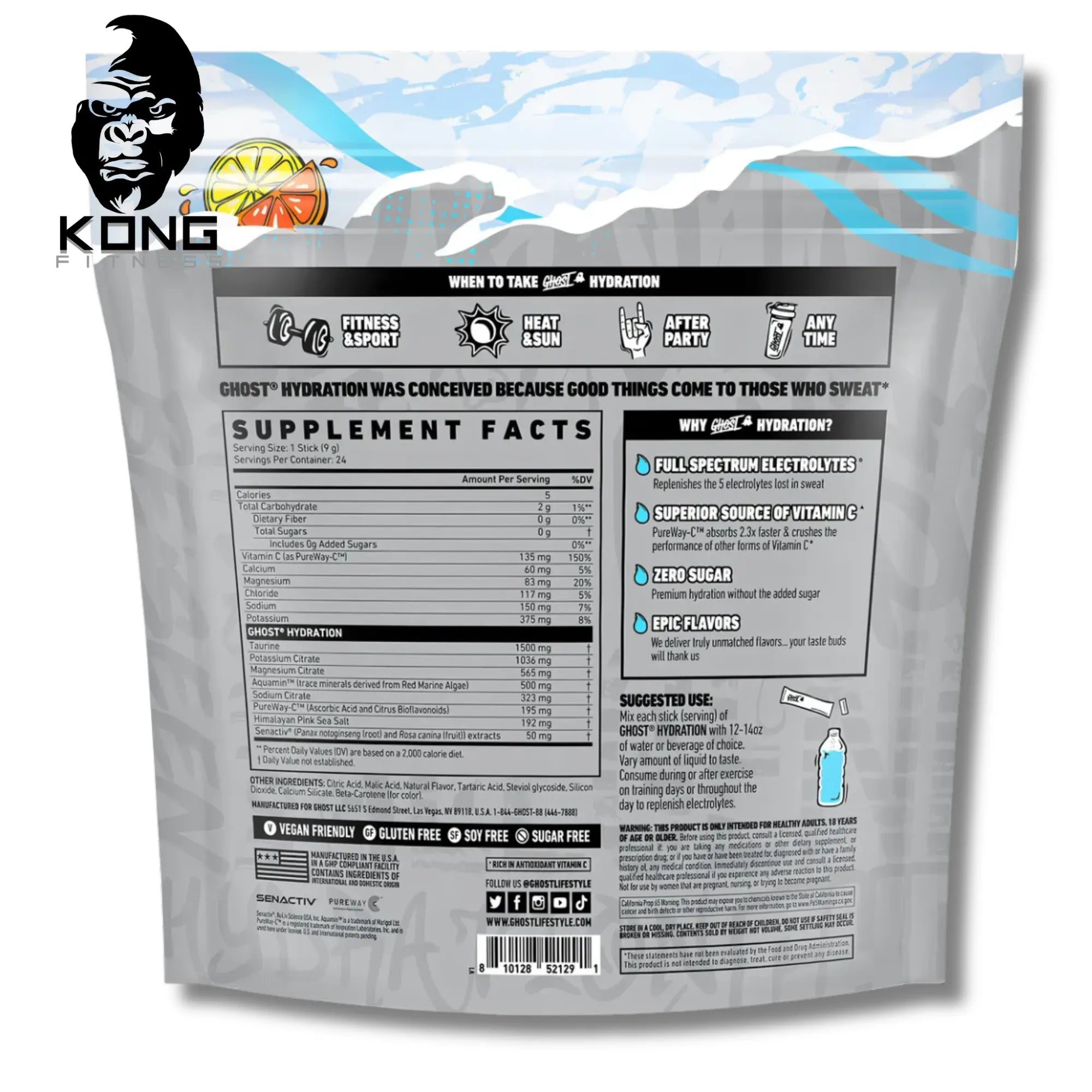 GHOST HYDRATION 24 STICKS