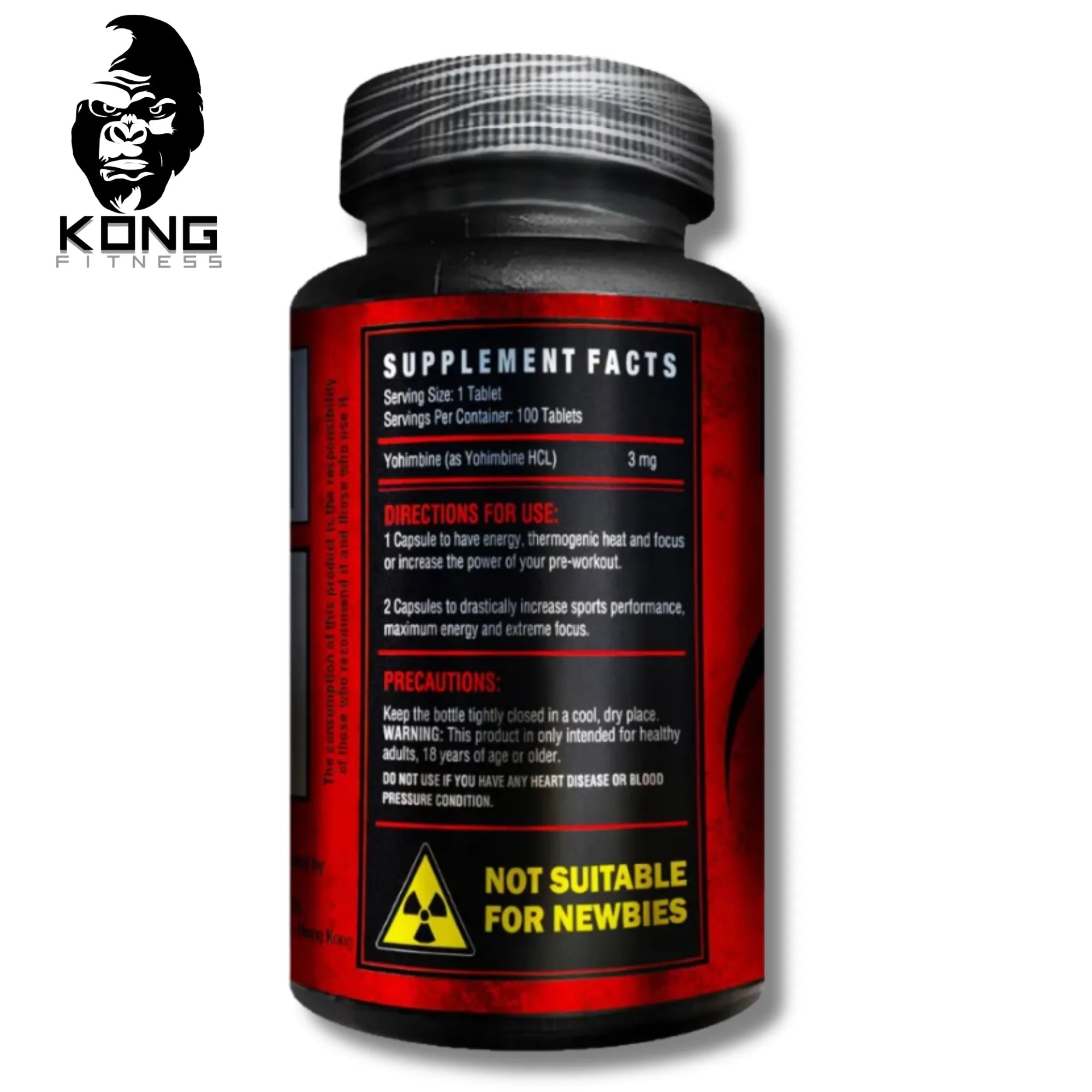 YOHIMBE HCL 100TABS 3MG