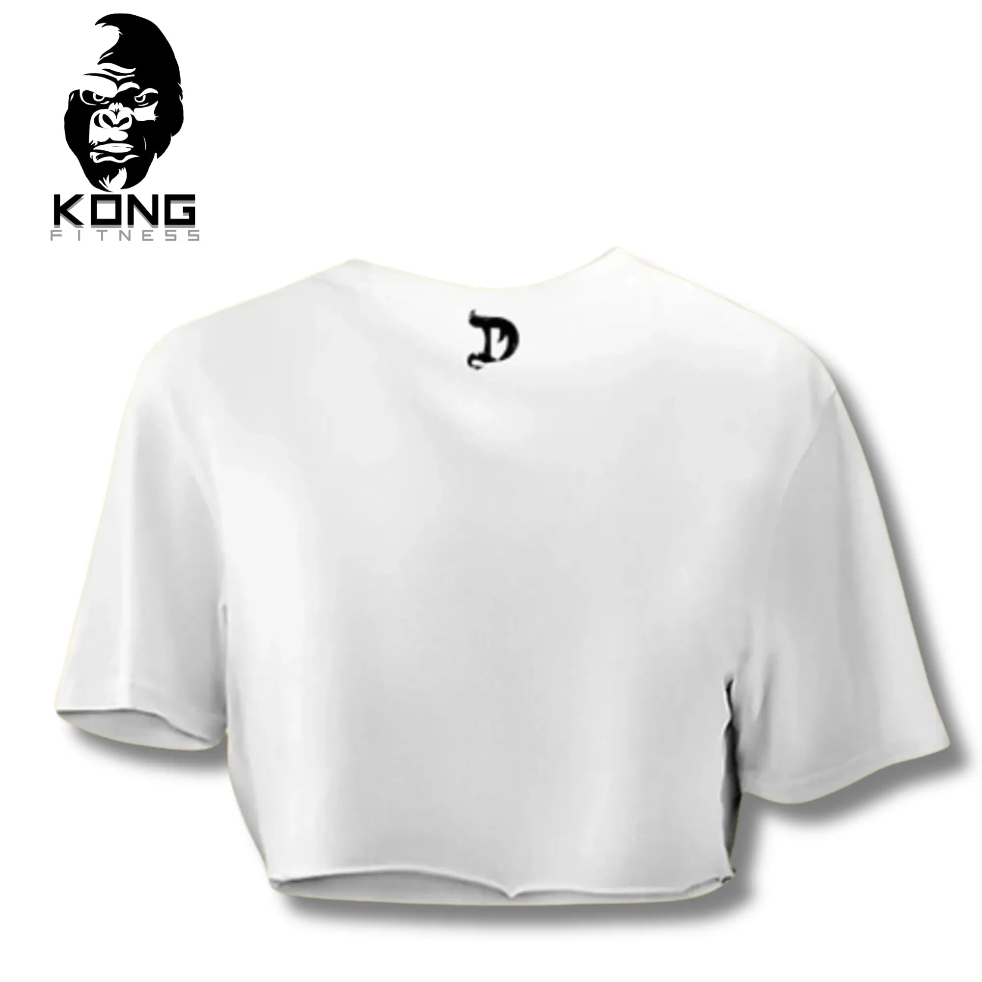 DRAGON ROPA AMERICAN MUSCLE OVERSIZED CROP TEE WHITE