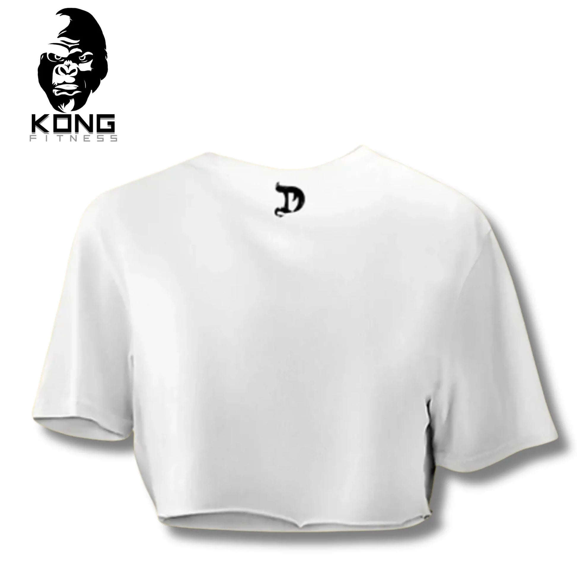 DRAGON ROPA AMERICAN MUSCLE OVERSIZED CROP TEE WHITE