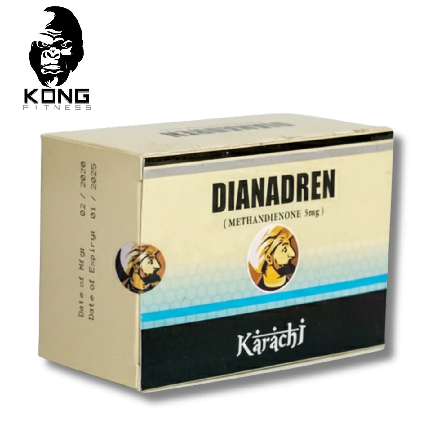 DIANADREN METHANDIENONE 5MG (100 TABS)(DIANABOL) | KARACHI LABS INC.