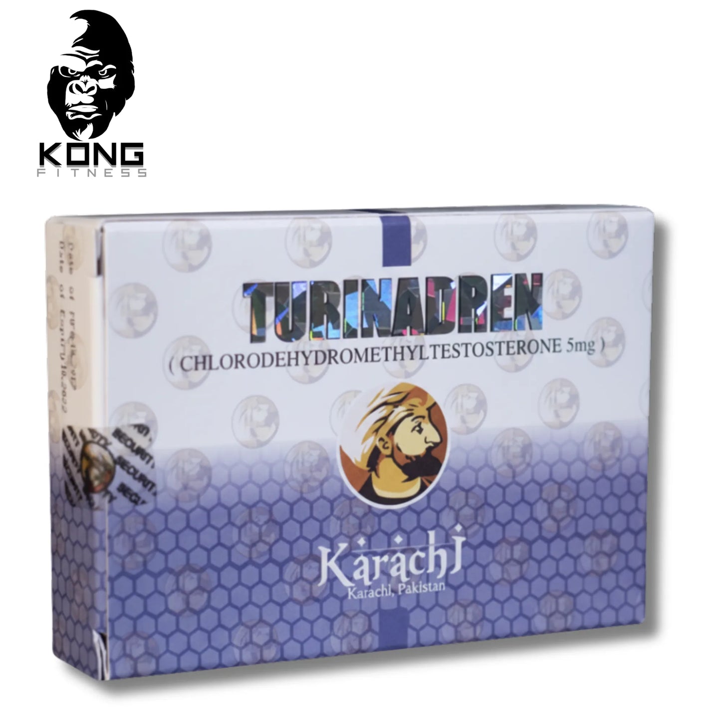 TURINADREN CHLORODEHYDROMETHYLTESTOSTERONE 5MG (40 TABS)(TURINABOL) | KARACHI LABS INC.