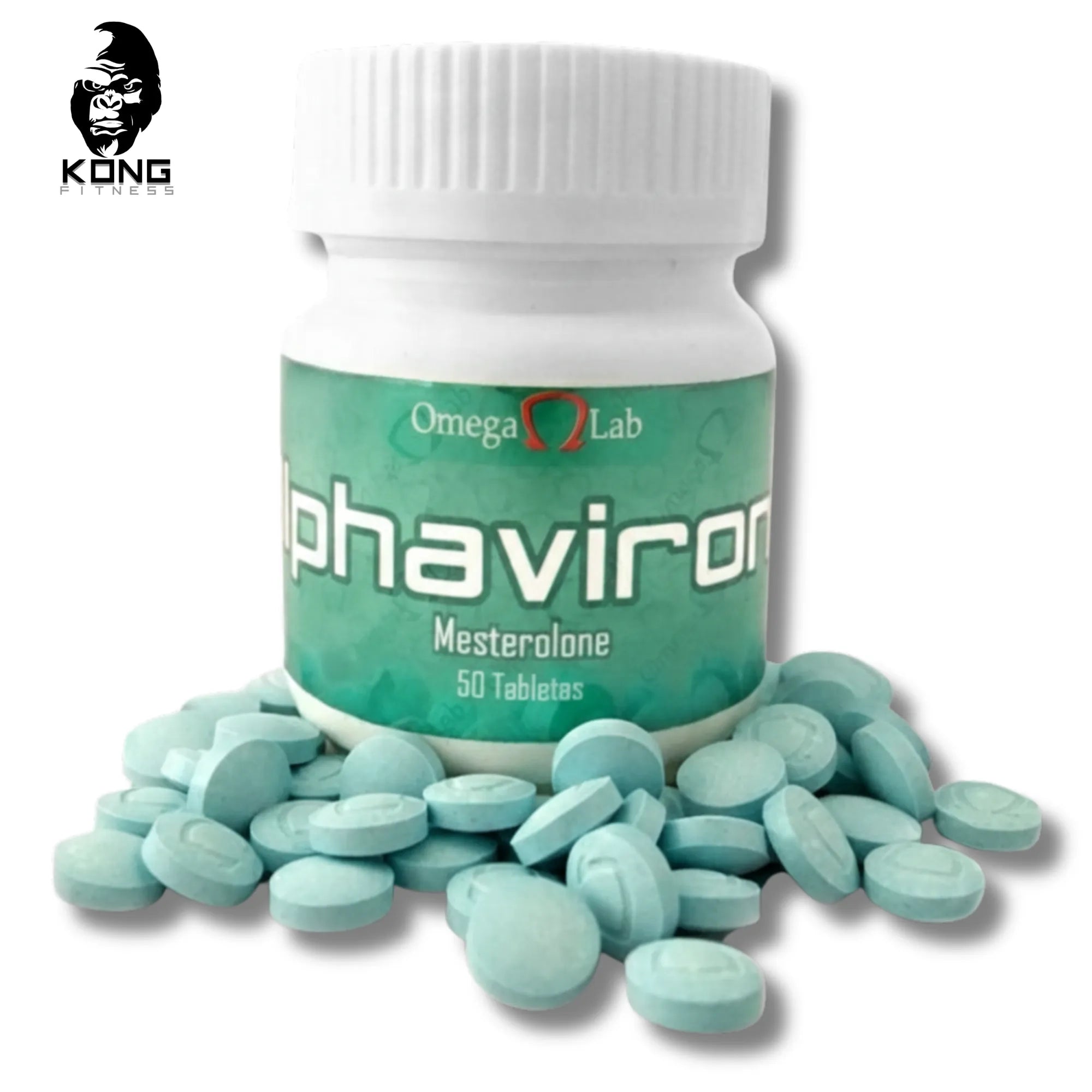 ALPHAVIRON PROVIRON 20MG (50 TABS) | ANTIESTRÓGENO Y DUREZA MUSCULAR | OMEGA LABS