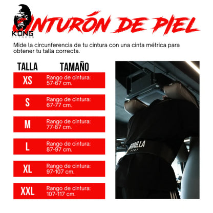 CINTURÓN DE PIEL GORILLA PUMP