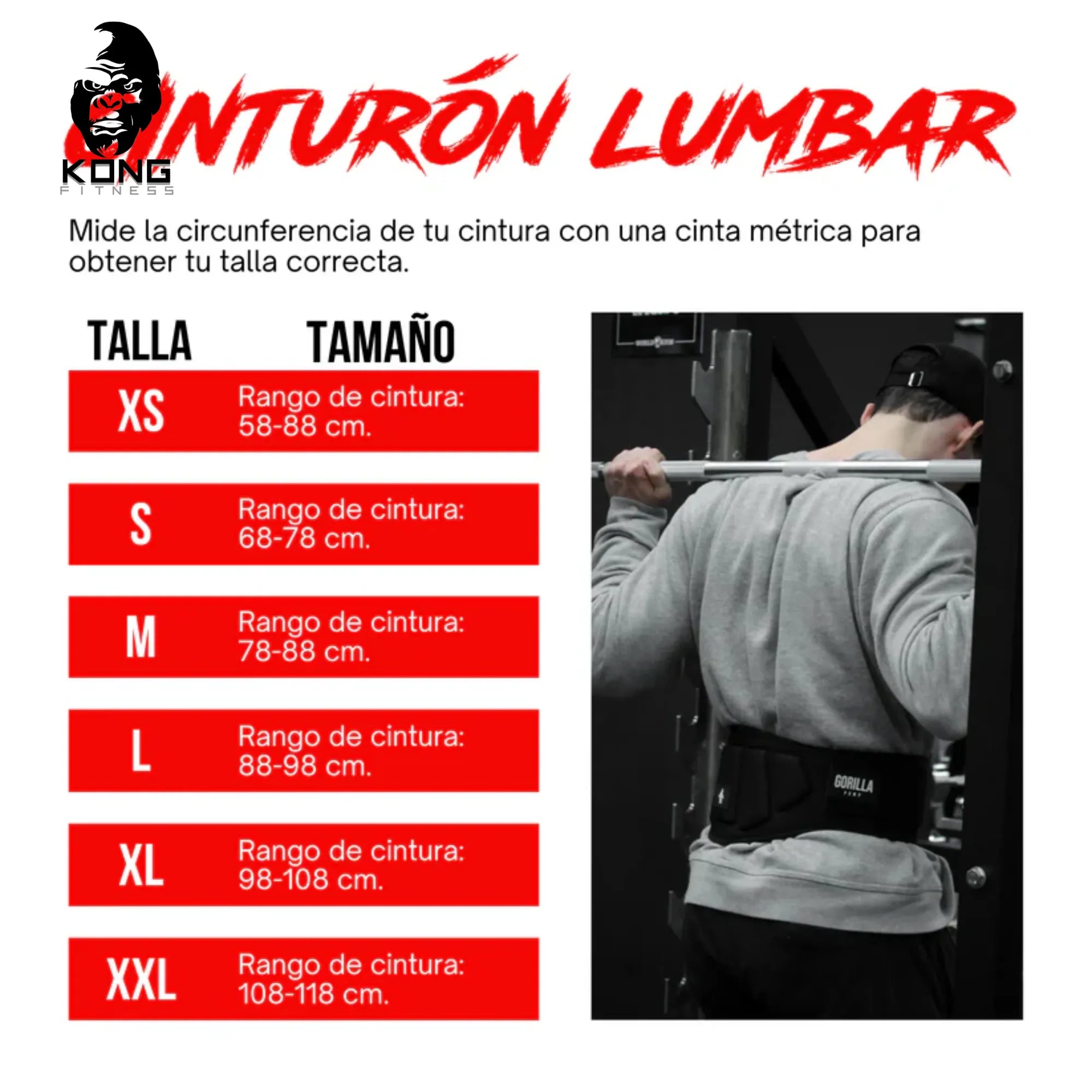 CINTURÓN DE VELCRO CON HEBILLA