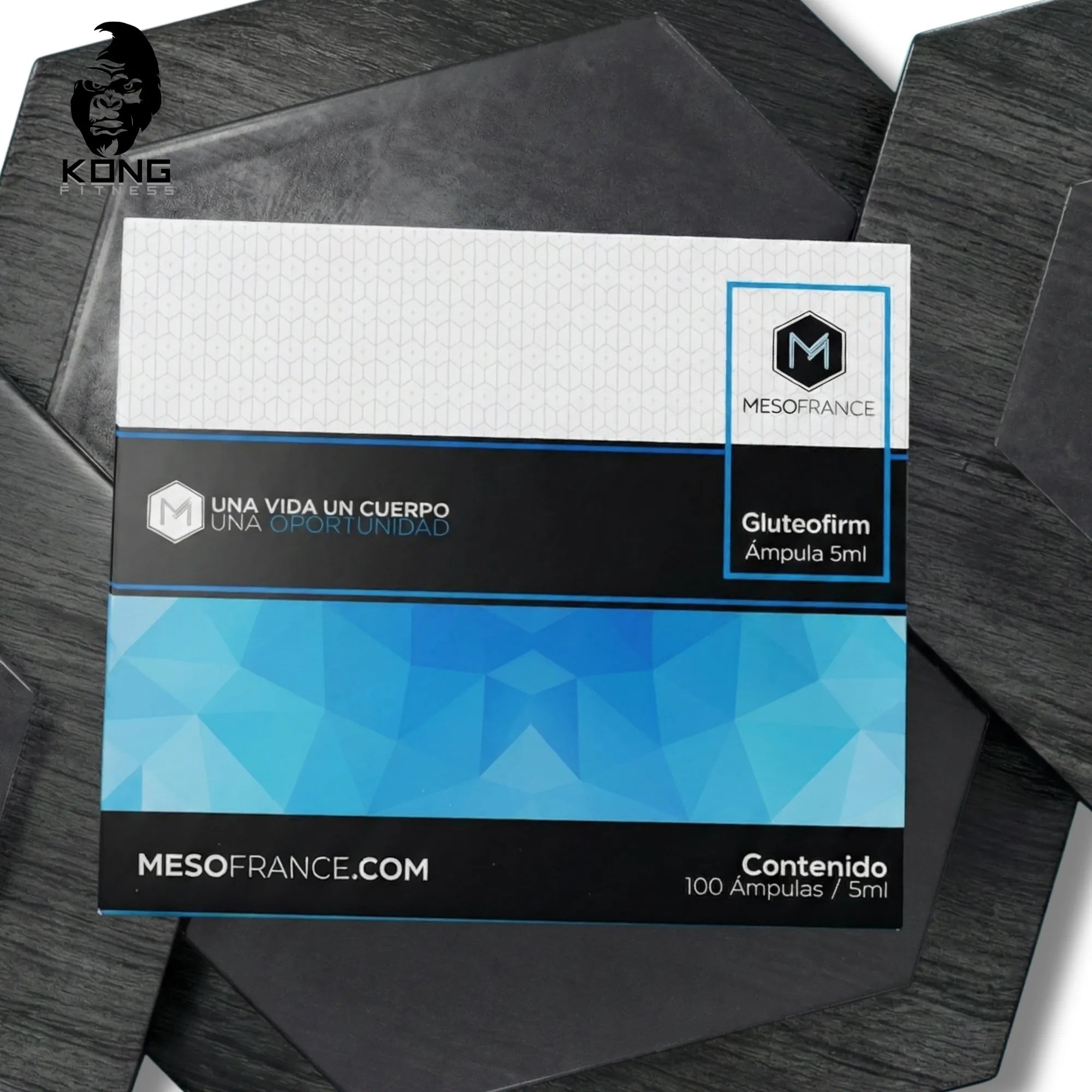 MESOFRANCE GLUTEFIRM BLISTER 10 AMP DE 5 ML