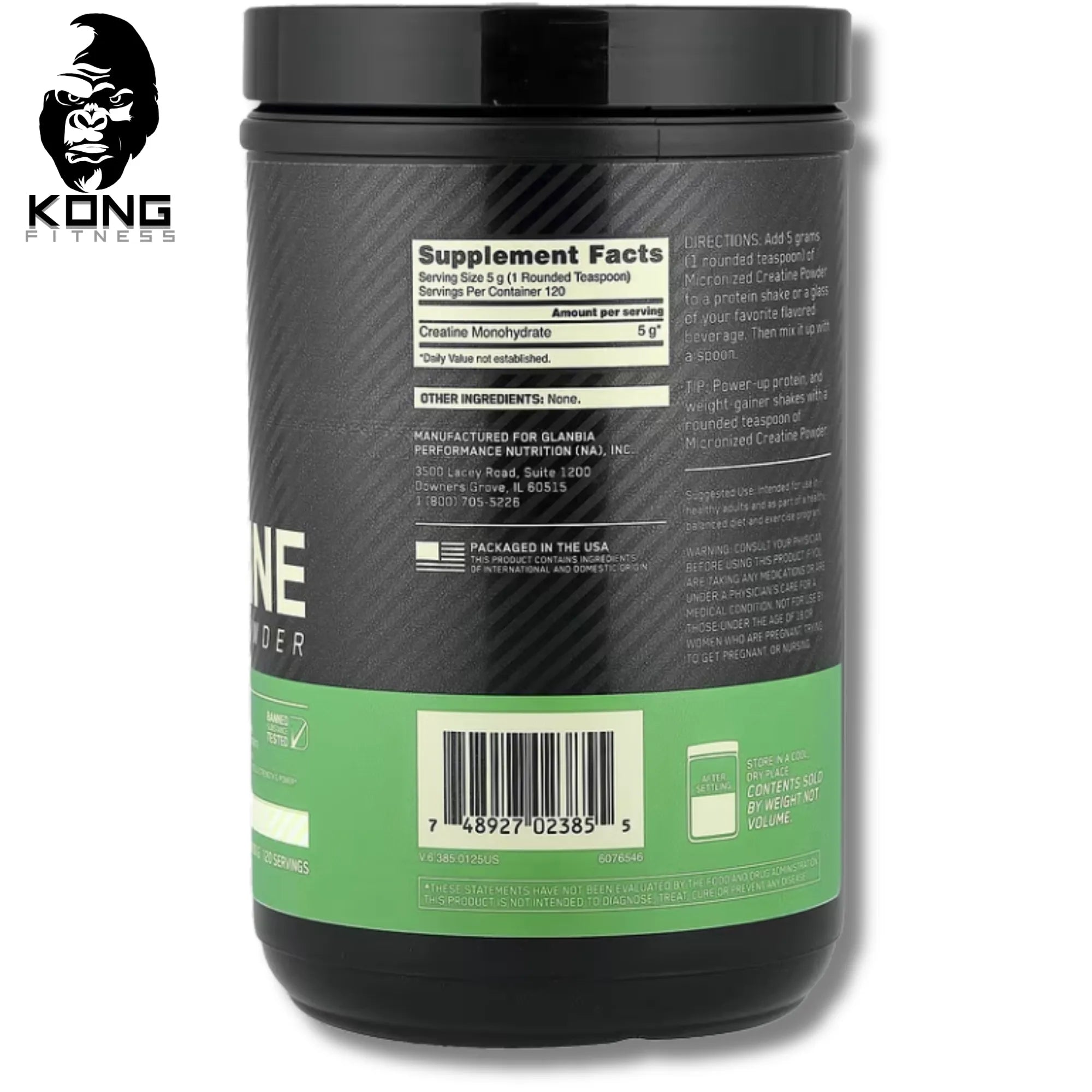 ON CREATINE POWDER 600 GRS