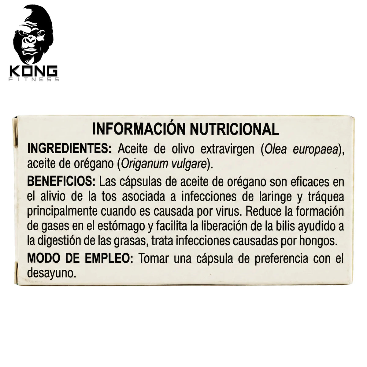 ACEITE DE ORÉGANO 60 CAPS DE 350MG C/U