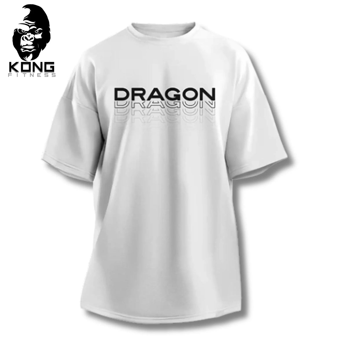 DRAGON ROPA FALLOUT OVERSIZED TEE SHIRT WHITE