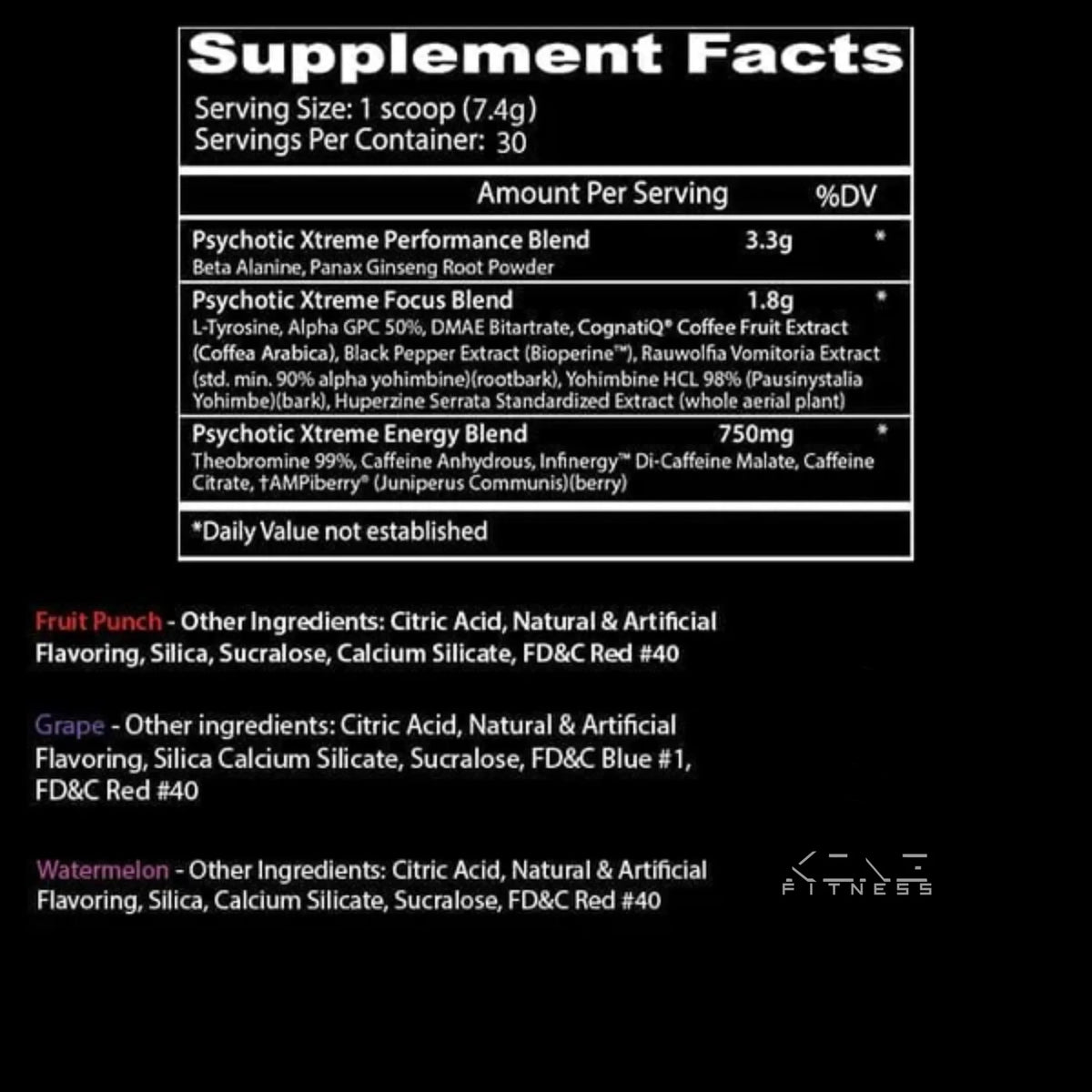INS PSYCHOTIC XTREME 30 SERV