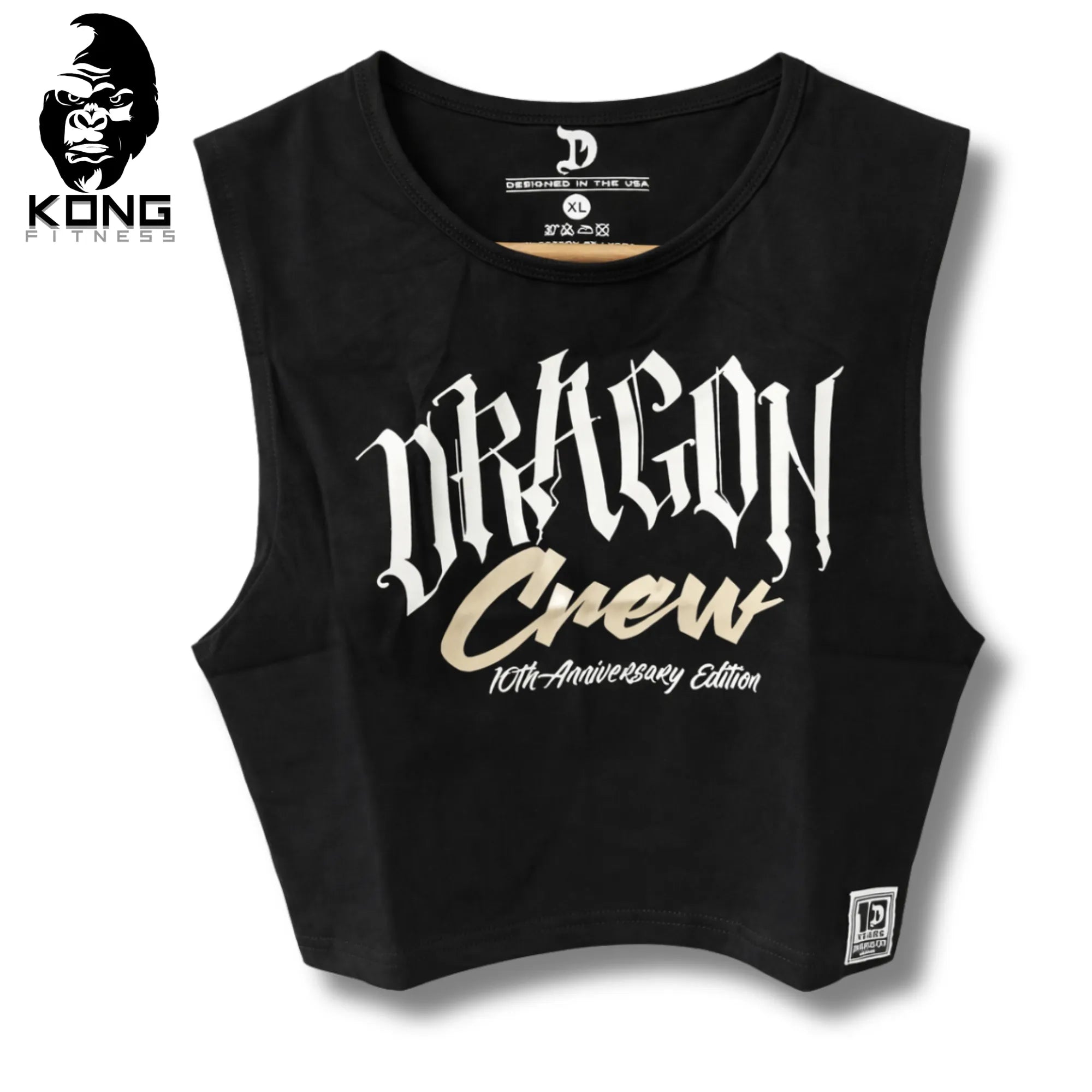 DRAGON ROPA CREW TOP TANK BLACK