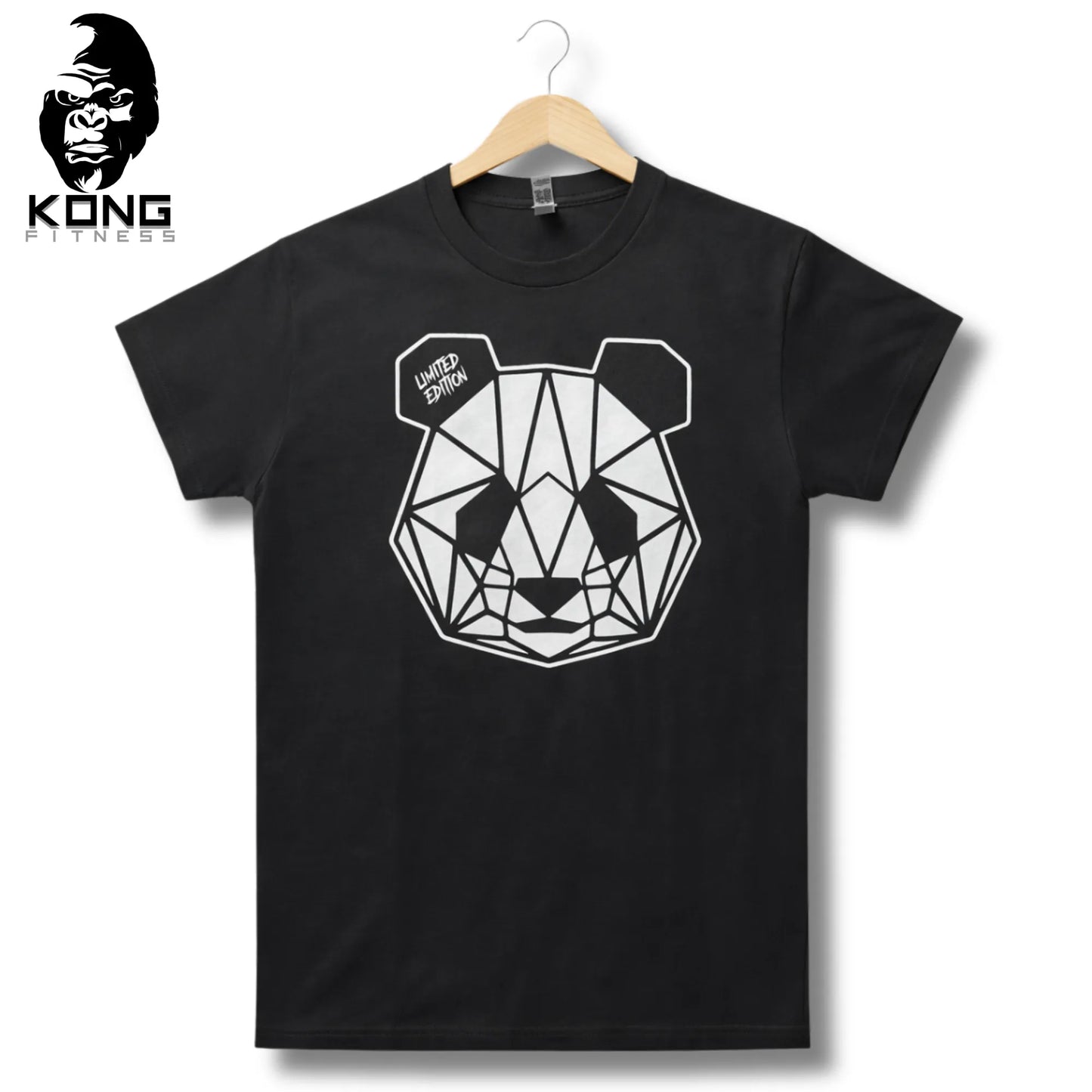 PANDA ROPA T-SHIRT PANDA HEAD BLACK