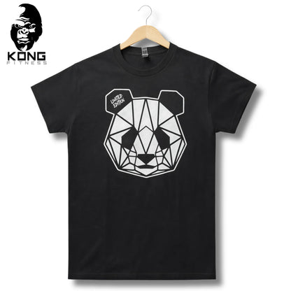 PANDA ROPA T-SHIRT PANDA HEAD BLACK