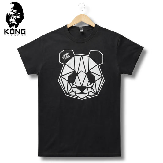 PANDA ROPA T-SHIRT PANDA HEAD BLACK