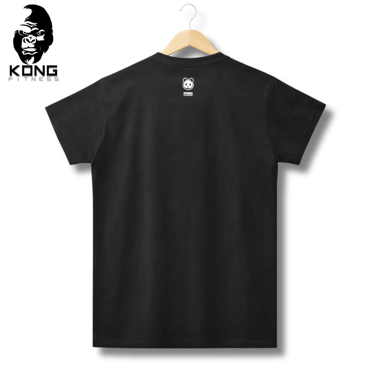 PANDA ROPA T-SHIRT PANDA HEAD BLACK