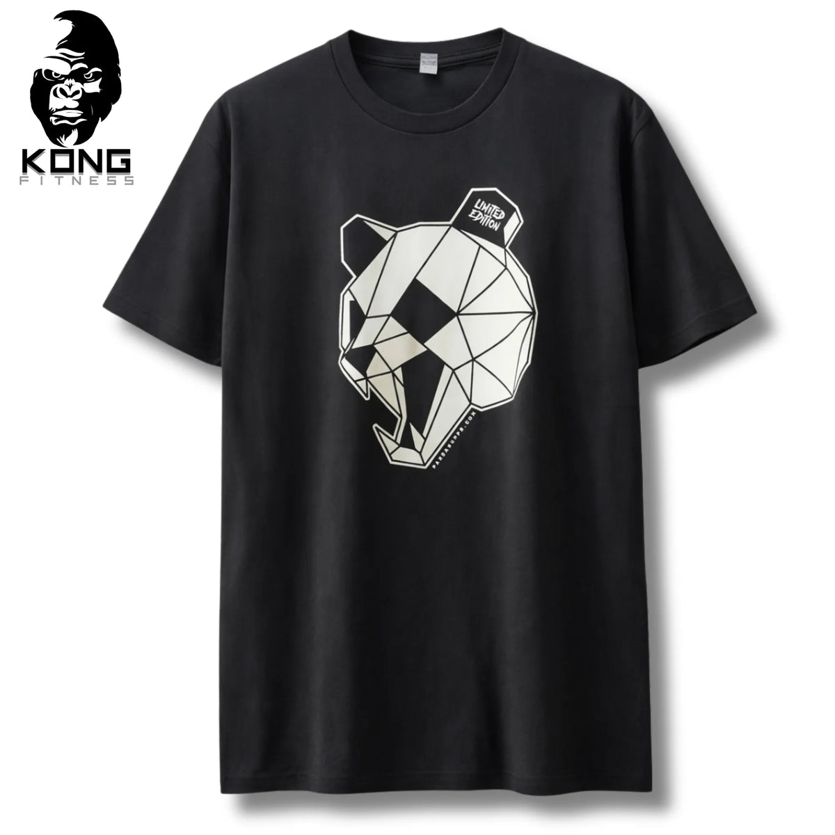 PANDA ROPA T-SHIRT ANGRY PANDA BLACK