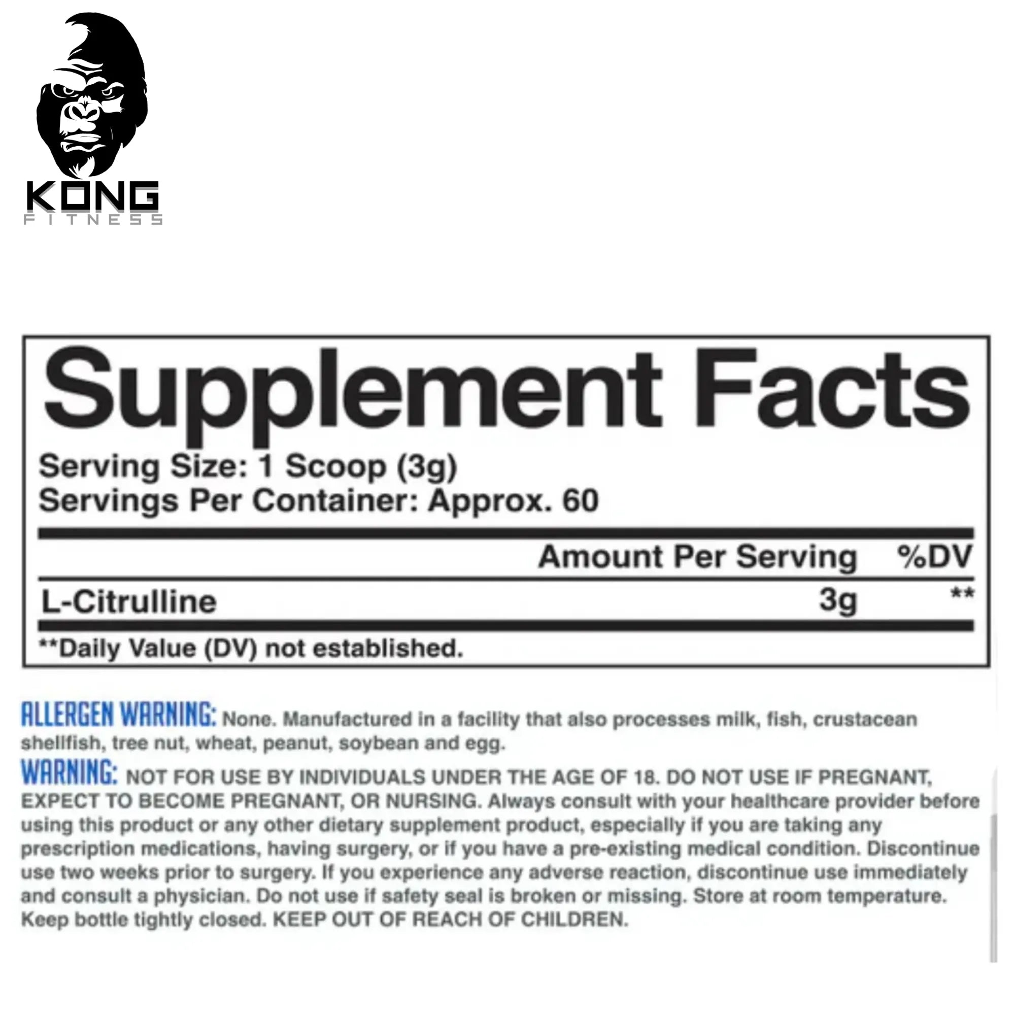 EVO L-CITRULINE 60 SERV