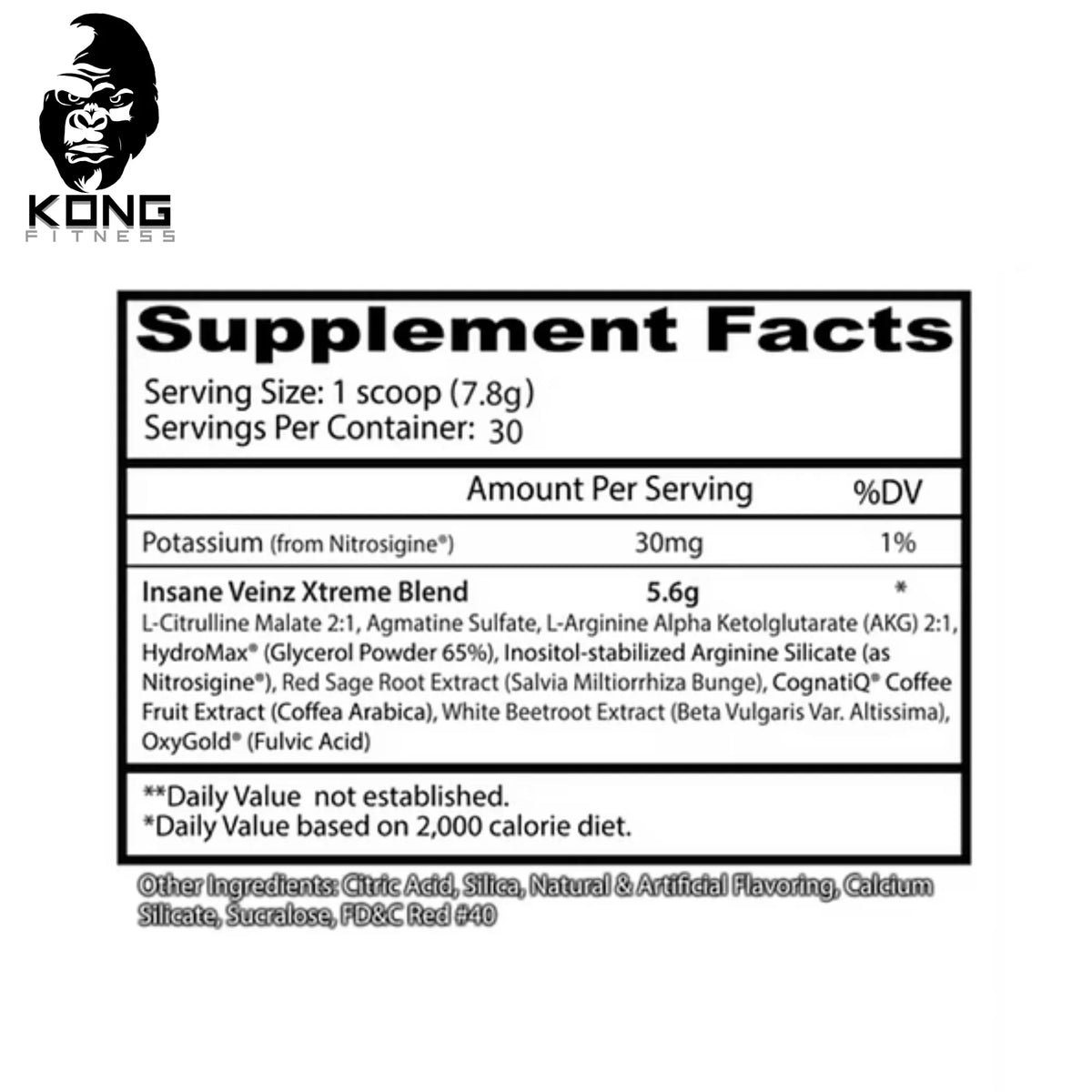 INS INSANE VEINZ XTREME 30 SERV