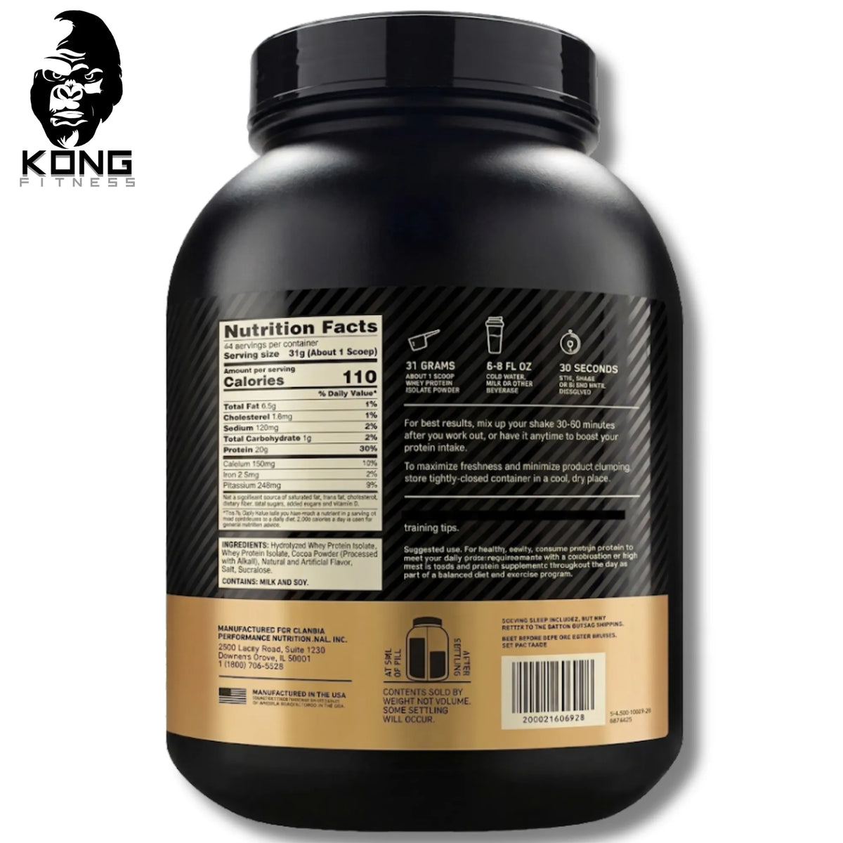 ON GOLD STD ISOLATE 3 LBS