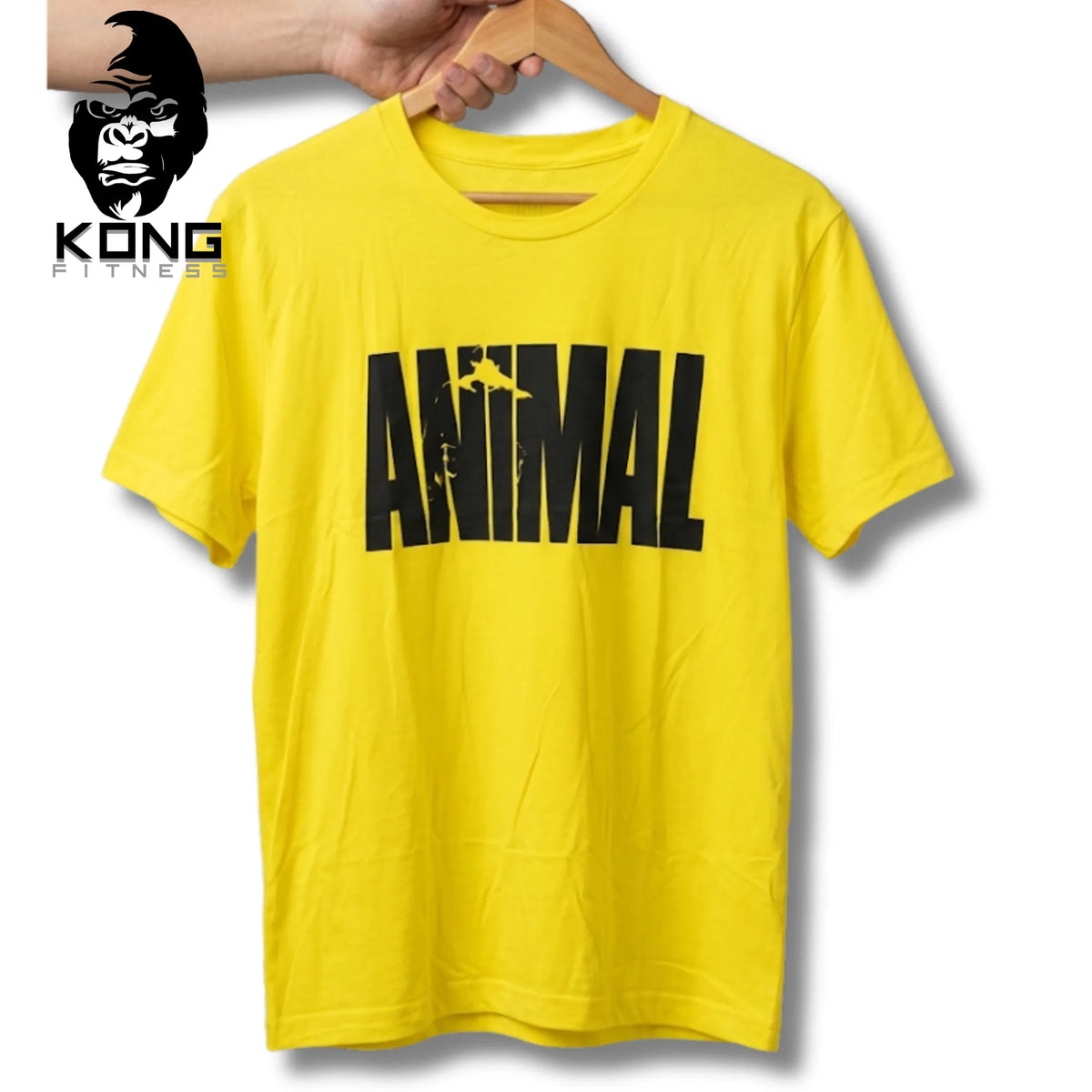 T-SHIRT UNI ANIMAL PROMOTIONAL YELLOW TEE