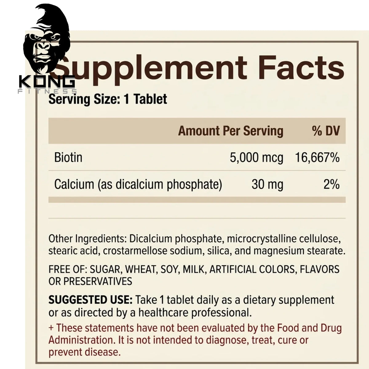 WHP BIOTIN 5000 MCG 60CT