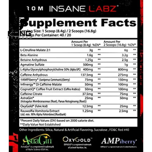 INS PSYCHOTIC X 40 SERV