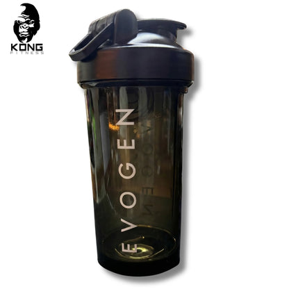 SHAKER EVOGEN 18 0Z TRANSPARENTE NEGRO