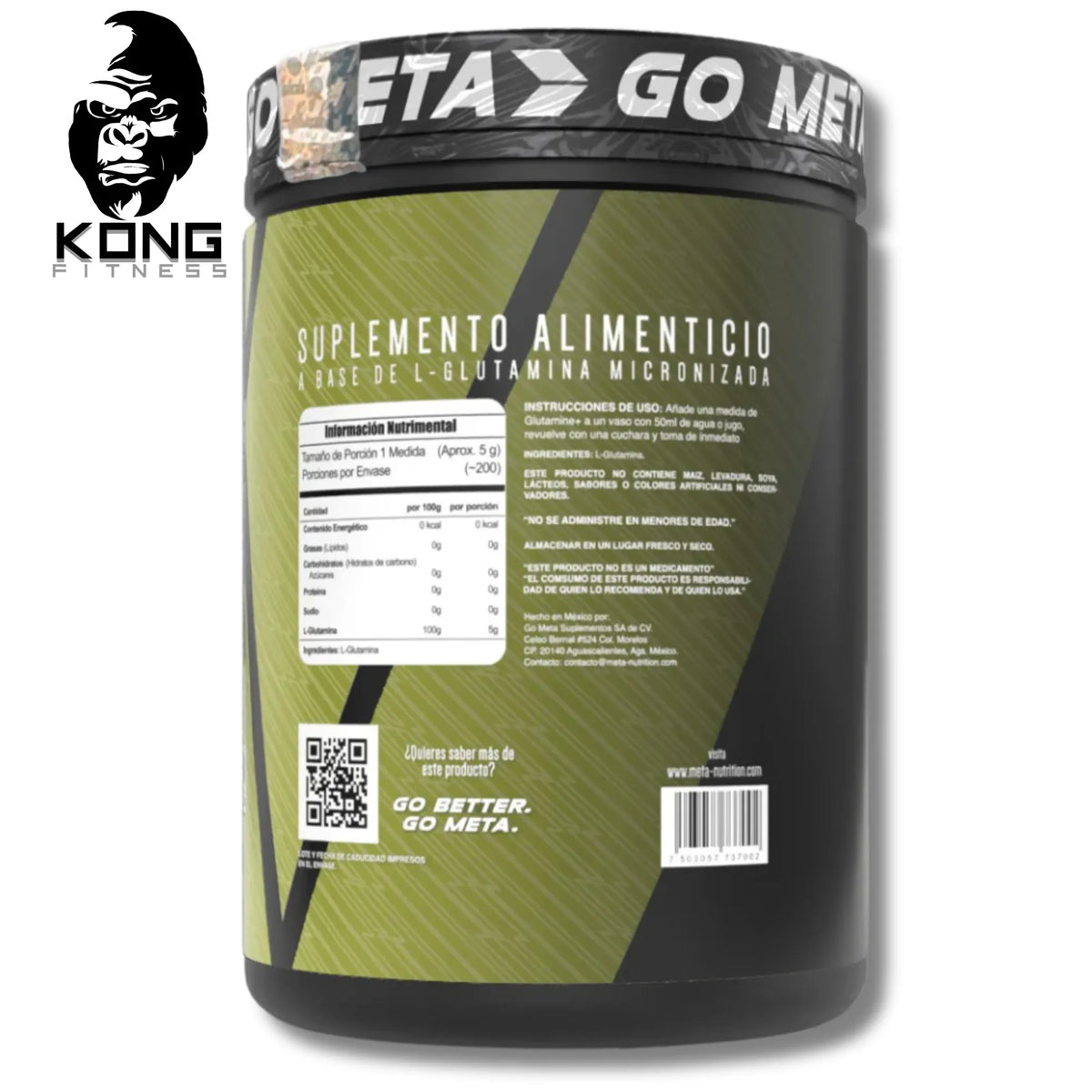 META GLUTAMINA 1 KGS
