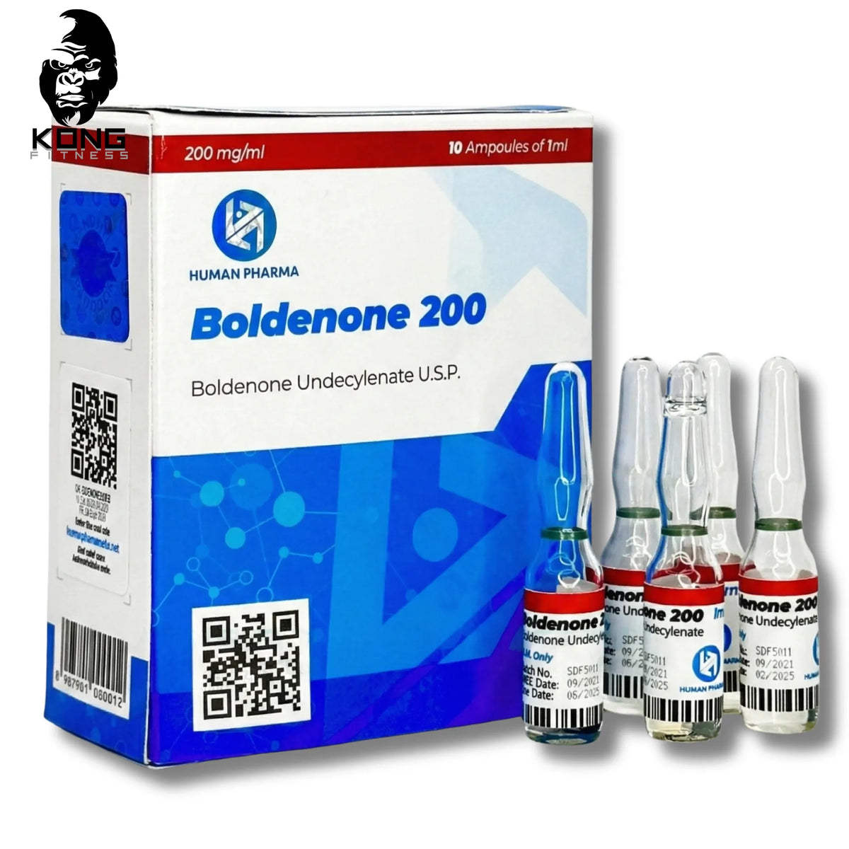 HUMAN PHARMA (BOLDENONA) 200