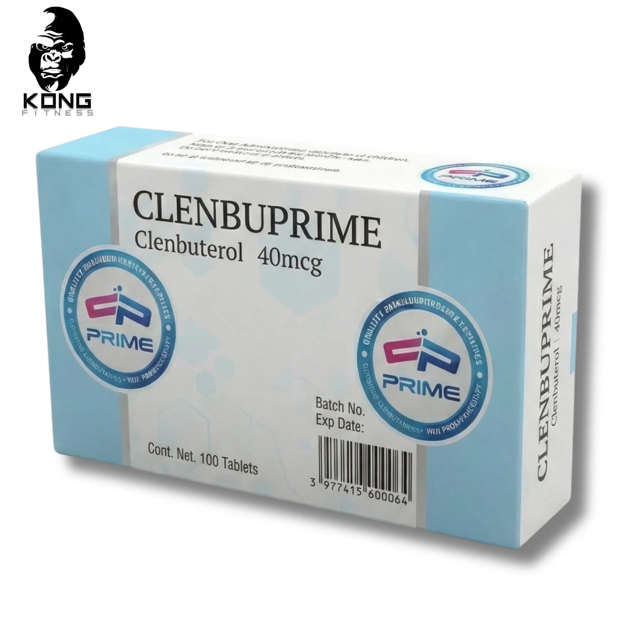 PRIME CLENBUPRIME (CLENBUTEROL) 40 MCG 100 TABS