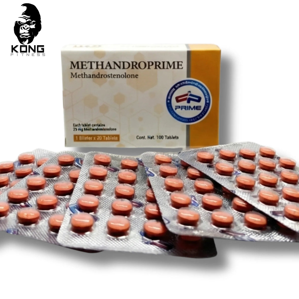 METHANDROPRIME -( DIANABOL - ORAL )- 25MG/TAB 100 TABLETAS